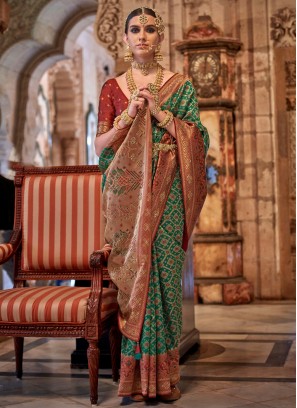 Invaluable Stone Work Classic Saree