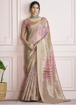 Invigorating Handloom silk Classic Saree