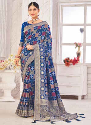 Invigorating Jacquard Work Wedding Trendy Saree