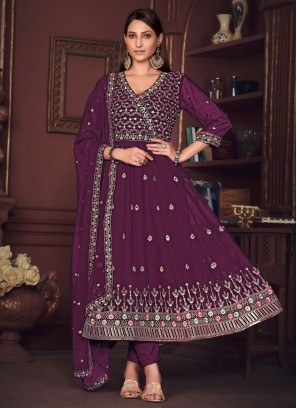 Invigorating Purple Salwar Suit