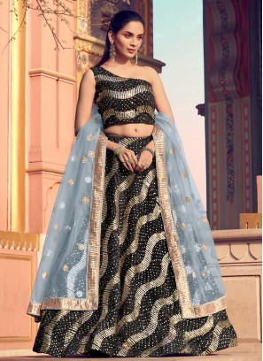 Invigorating Sequins Fancy Fabric Lehenga Choli