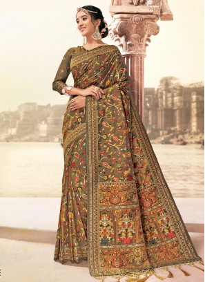 Invigorating Woven Trendy Saree