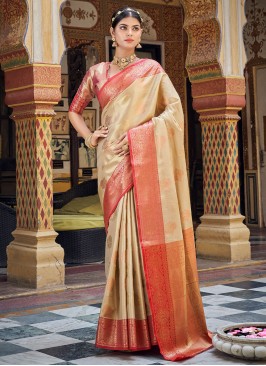 Irresistible Banarasi Silk Weaving Saree