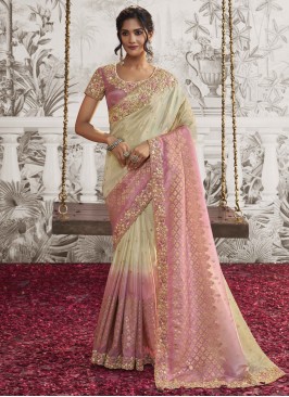 Irresistible Embroidered Designer Saree