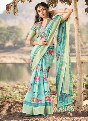 Irresistible Jacquard Border Contemporary Saree