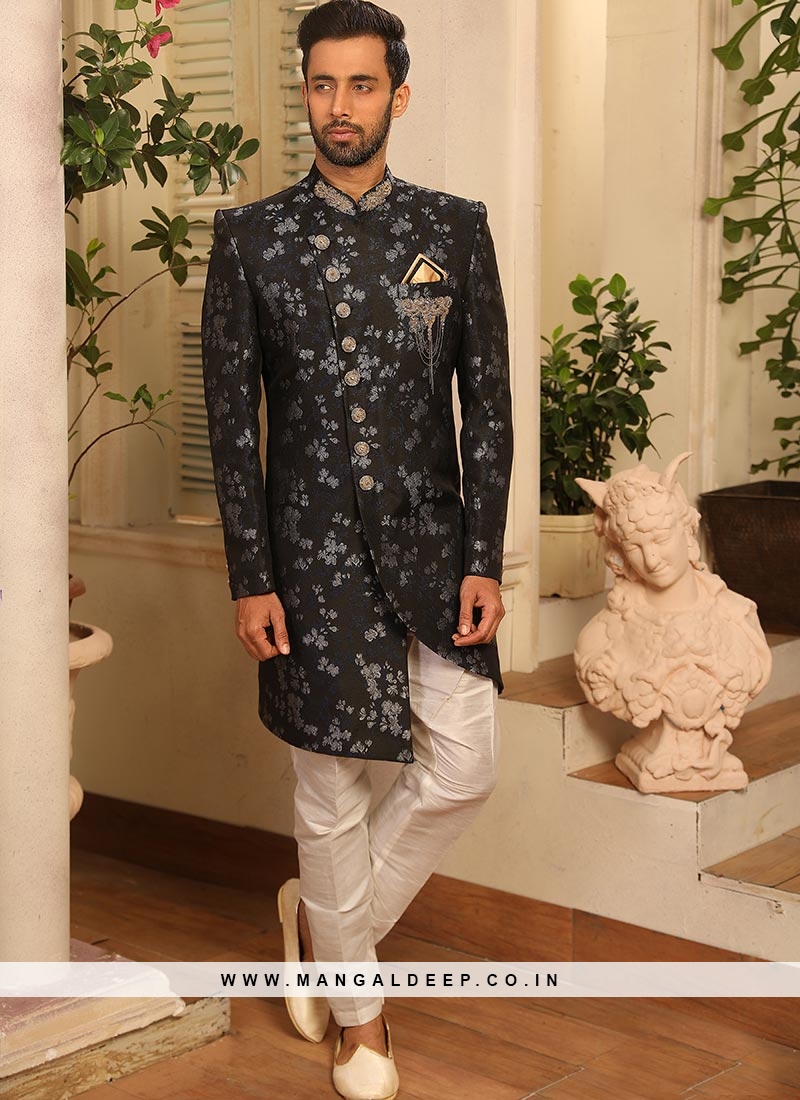 indo western black suit