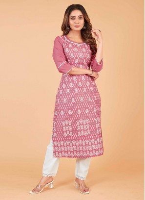 Jazzy Cotton Printed Designer Kurti