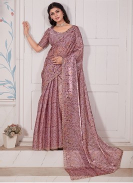 Jazzy Cutwork Ceremonial Trendy Saree