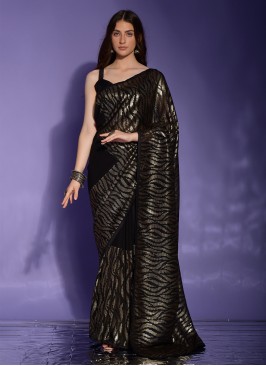 Jazzy Trendy Saree For Casual