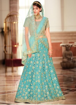 Latest Net Sangeet Lehenga Choli