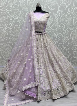 Lavender Color Lehenga Choli
