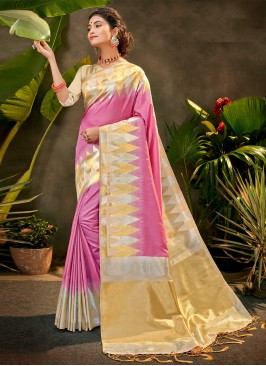 Lavender Festival Saree