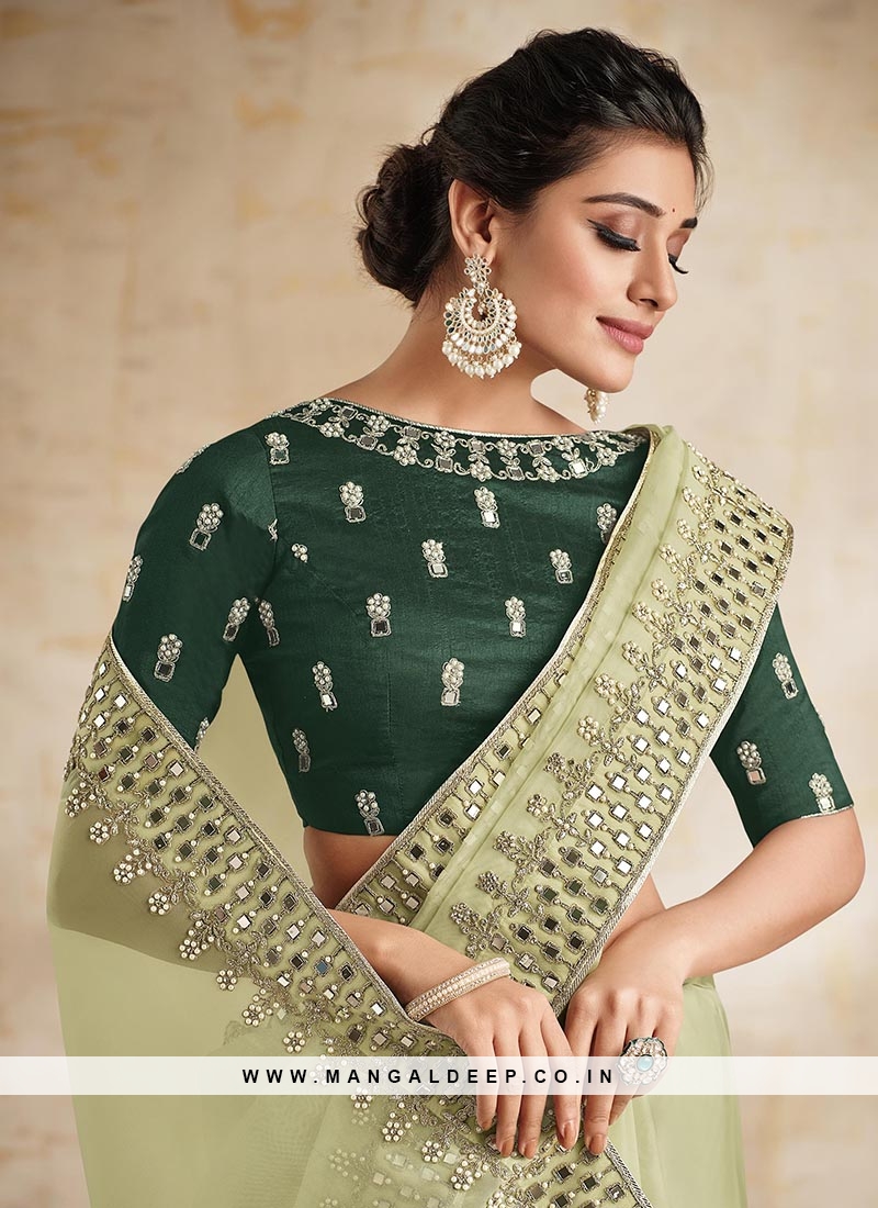 Stone work sarees deals for wedding