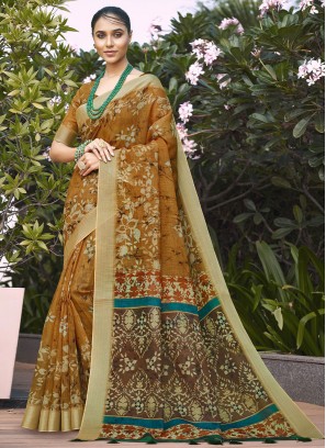 Lovable Linen Multi Colour Classic Saree