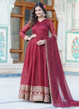 Lovable Sequins Designer Gown