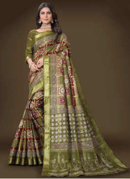 Lovable Weaving Contemporary Style Saree