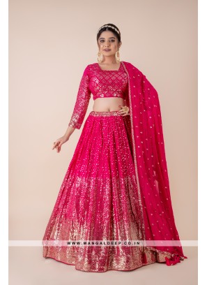 Lovely Rani Sequins & Embroidered Georgette Lehenga Choli