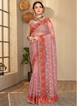 Lovely Embroidered Classic Saree