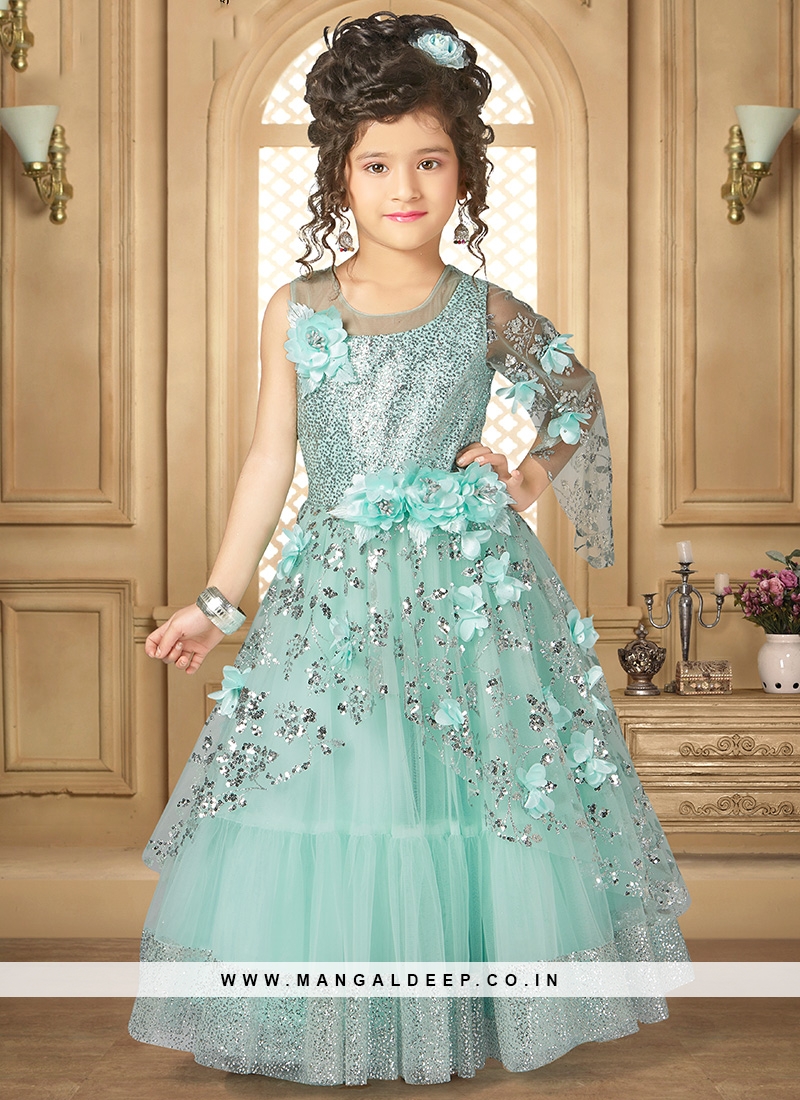 Gown Stitch Kids Party Wear Frock, Size: 24-38 at Rs 1299/piece in Surat |  ID: 23086369362