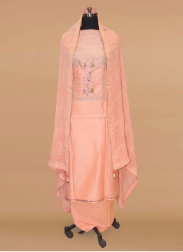 Lovely Pink Color Function Wear Salwar Kameez