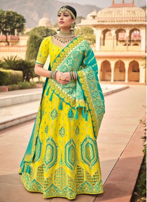 Magnetic Silk A Line Lehenga Choli