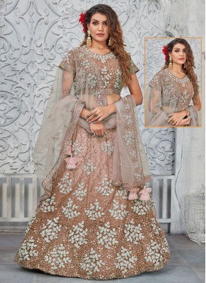 Magnetize Floral Patterns Wedding A Line Lehenga Choli