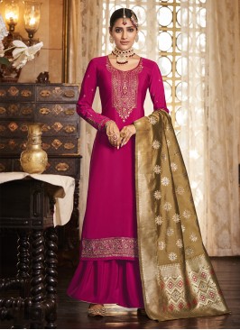 Magnetize Rani Embroidered Trendy Salwar Suit