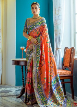 Magnificent Banarasi Silk Zari Trendy Saree