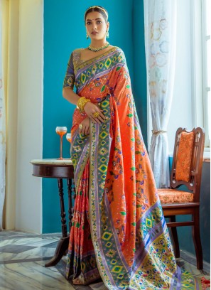Magnificent Banarasi Silk Zari Trendy Saree