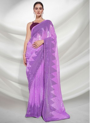 Majestic Georgette Designer Saree