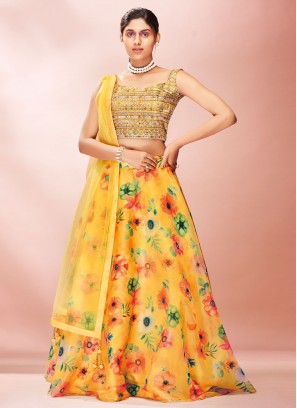 Majesty Organza Thread Readymade Lehenga Choli