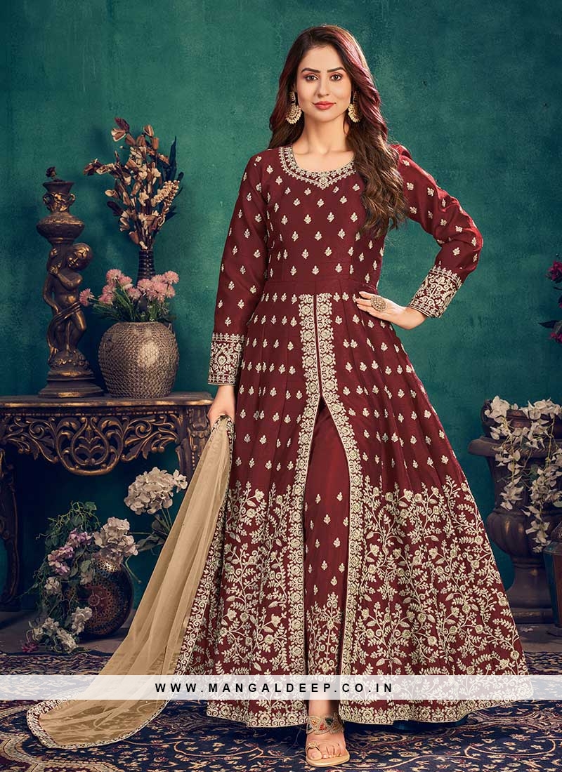 Art Silk - Anarkali Dress