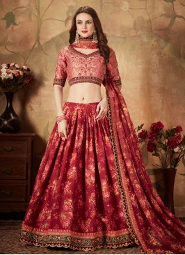 Maroon Color Designer Lehenga Choli