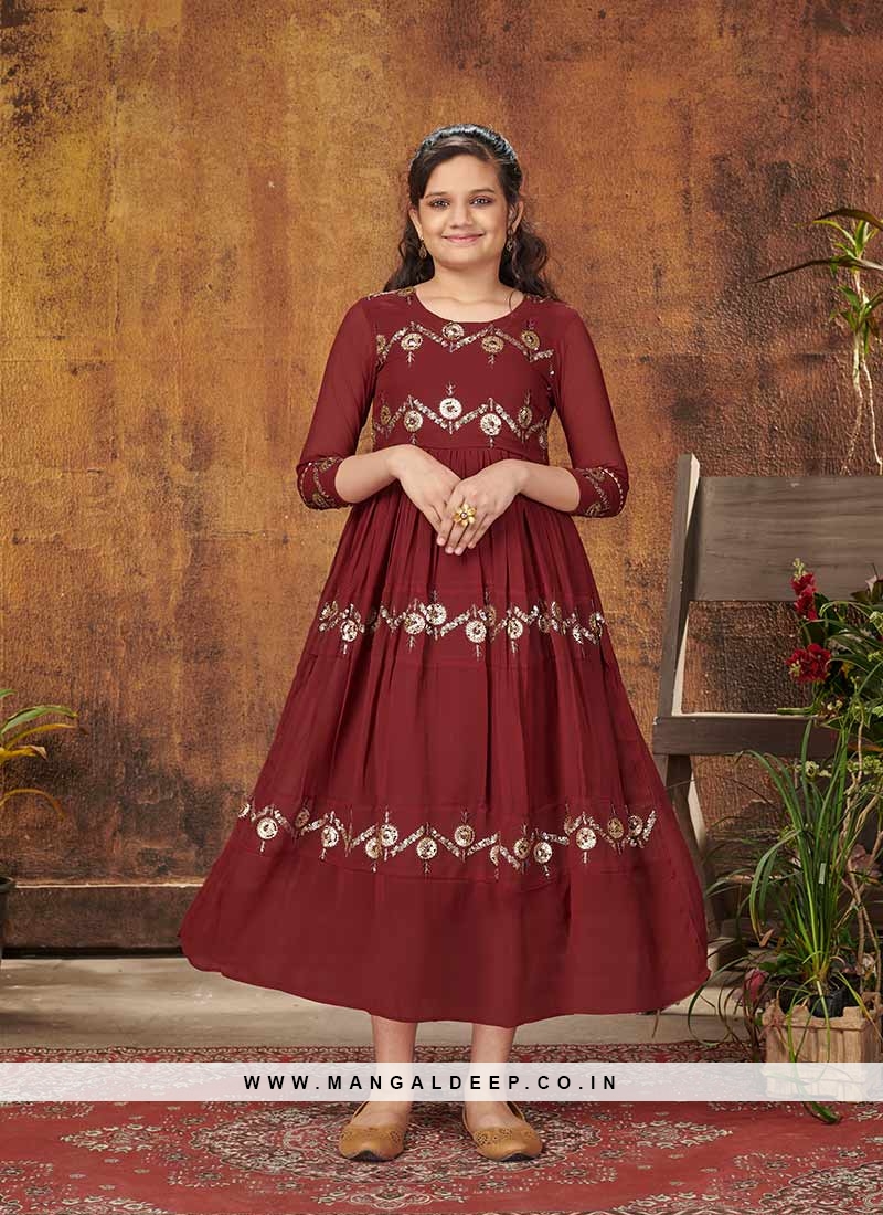 Kids Anarkali Suit in Mumbai at best price by Real Choice - Justdial