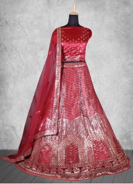 Marvelous Cord Satin Silk Lehenga Choli