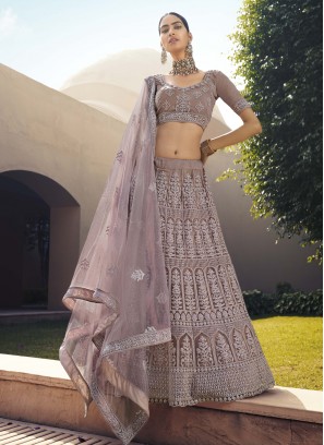 Mauve  Sangeet Lehenga Choli
