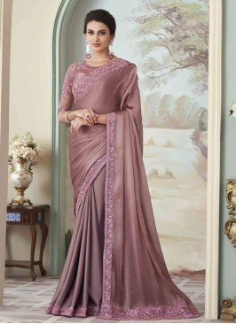 Mauve  Silk Saree