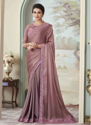Mauve  Silk Saree