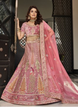 Mauve  Zircon Ceremonial A Line Lehenga Choli