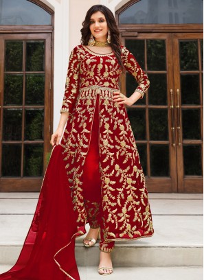 Mesmeric Sequins Trendy Salwar Suit