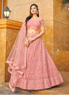 Mesmerizing Pink Sangeet Lehenga Choli