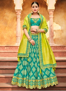 Miraculous Embroidered Designer Lehenga Choli