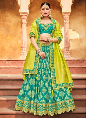 Miraculous Embroidered Designer Lehenga Choli