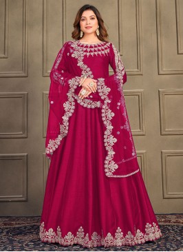 Mod Embroidered Rani Salwar Kameez 