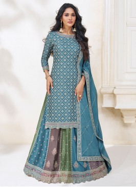 Mod Embroidered Readymade Lehenga Choli