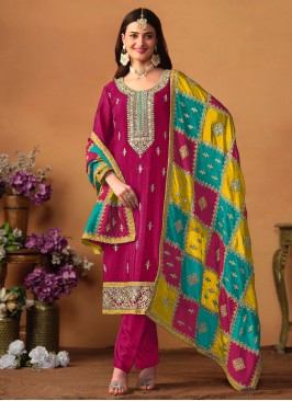 Mod Pink Festival Designer Salwar Suit