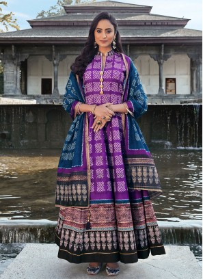 Mod Silk Ceremonial Readymade Anarkali Salwar Suit