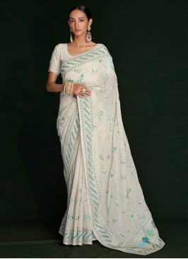 Modern Georgette Saree