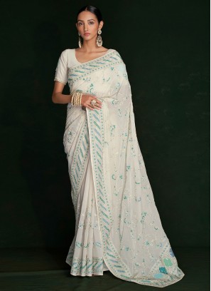 Modern Georgette Saree