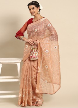 Modern Poly Cotton Casual Saree